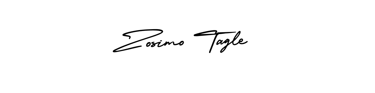 It looks lik you need a new signature style for name Zosimo Tagle. Design unique handwritten (AmerikaSignatureDemo-Regular) signature with our free signature maker in just a few clicks. Zosimo Tagle signature style 3 images and pictures png