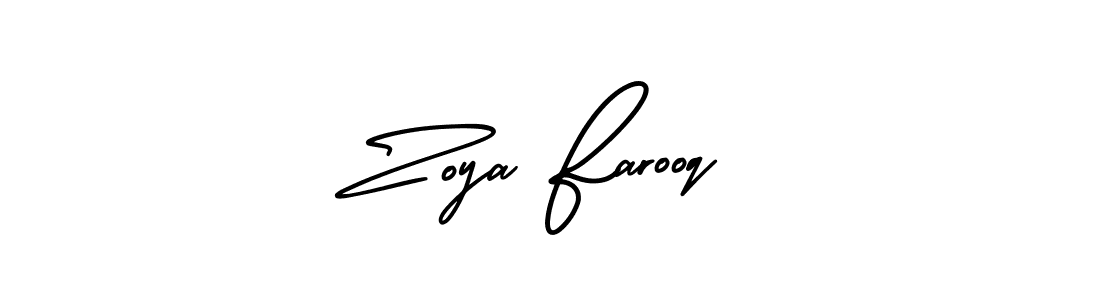 Make a short Zoya Farooq signature style. Manage your documents anywhere anytime using AmerikaSignatureDemo-Regular. Create and add eSignatures, submit forms, share and send files easily. Zoya Farooq signature style 3 images and pictures png