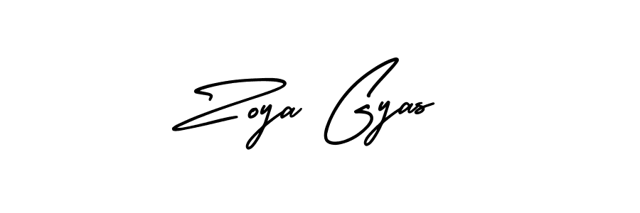 This is the best signature style for the Zoya Gyas name. Also you like these signature font (AmerikaSignatureDemo-Regular). Mix name signature. Zoya Gyas signature style 3 images and pictures png