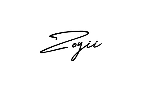 It looks lik you need a new signature style for name Zoyii. Design unique handwritten (AmerikaSignatureDemo-Regular) signature with our free signature maker in just a few clicks. Zoyii signature style 3 images and pictures png