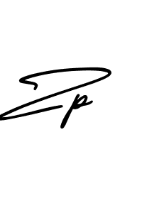 Zp stylish signature style. Best Handwritten Sign (AmerikaSignatureDemo-Regular) for my name. Handwritten Signature Collection Ideas for my name Zp. Zp signature style 3 images and pictures png