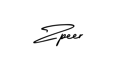 It looks lik you need a new signature style for name Zpeer. Design unique handwritten (AmerikaSignatureDemo-Regular) signature with our free signature maker in just a few clicks. Zpeer signature style 3 images and pictures png