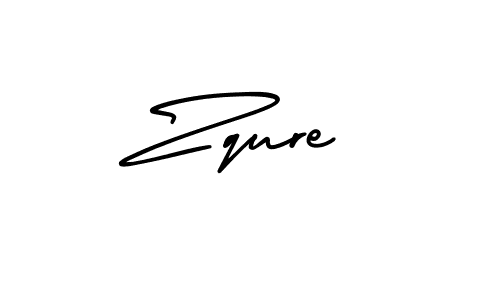 Make a beautiful signature design for name Zqure. With this signature (AmerikaSignatureDemo-Regular) style, you can create a handwritten signature for free. Zqure signature style 3 images and pictures png