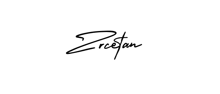 You should practise on your own different ways (AmerikaSignatureDemo-Regular) to write your name (Zrcetan) in signature. don't let someone else do it for you. Zrcetan signature style 3 images and pictures png