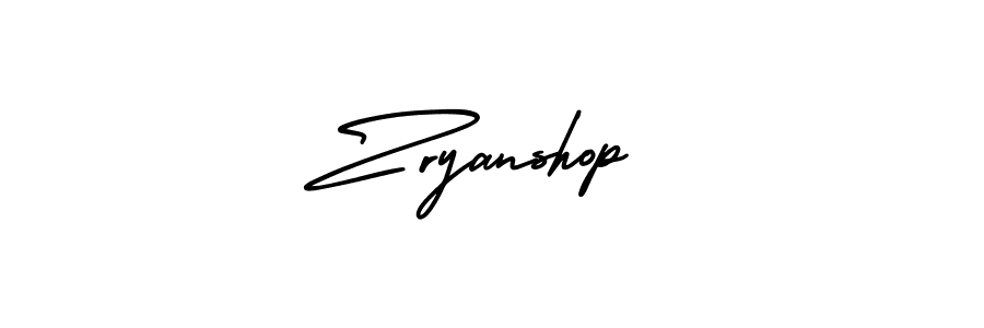 Make a beautiful signature design for name Zryanshop. Use this online signature maker to create a handwritten signature for free. Zryanshop signature style 3 images and pictures png