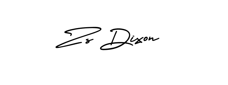 Make a beautiful signature design for name Zs Dixon. With this signature (AmerikaSignatureDemo-Regular) style, you can create a handwritten signature for free. Zs Dixon signature style 3 images and pictures png
