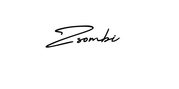 It looks lik you need a new signature style for name Zsombi. Design unique handwritten (AmerikaSignatureDemo-Regular) signature with our free signature maker in just a few clicks. Zsombi signature style 3 images and pictures png