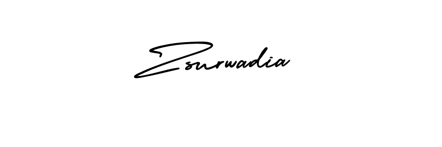 Best and Professional Signature Style for Zsurwadia. AmerikaSignatureDemo-Regular Best Signature Style Collection. Zsurwadia signature style 3 images and pictures png