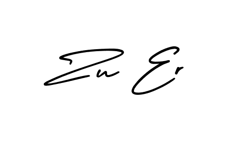 How to make Zu Er signature? AmerikaSignatureDemo-Regular is a professional autograph style. Create handwritten signature for Zu Er name. Zu Er signature style 3 images and pictures png