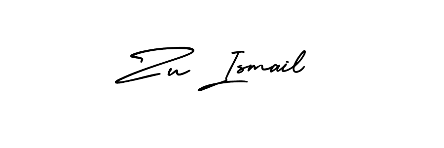 Best and Professional Signature Style for Zu Ismail. AmerikaSignatureDemo-Regular Best Signature Style Collection. Zu Ismail signature style 3 images and pictures png