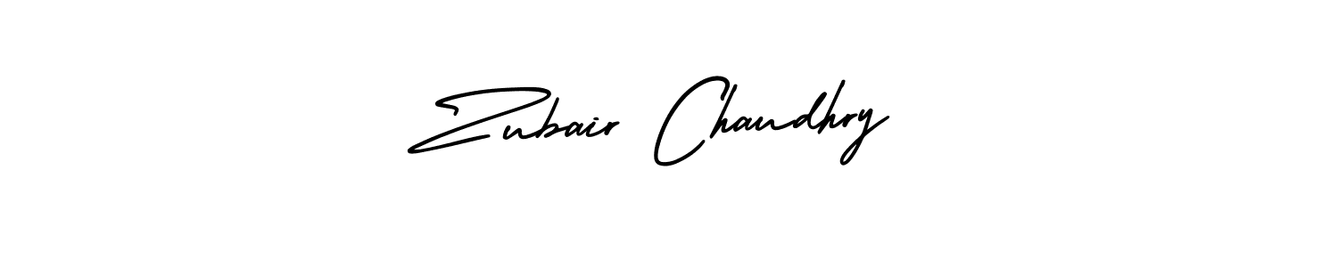 Make a beautiful signature design for name Zubair Chaudhry. Use this online signature maker to create a handwritten signature for free. Zubair Chaudhry signature style 3 images and pictures png