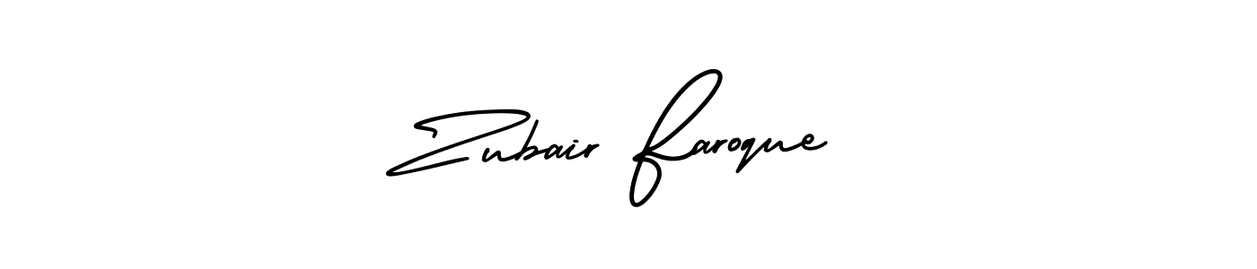 How to make Zubair Faroque signature? AmerikaSignatureDemo-Regular is a professional autograph style. Create handwritten signature for Zubair Faroque name. Zubair Faroque signature style 3 images and pictures png