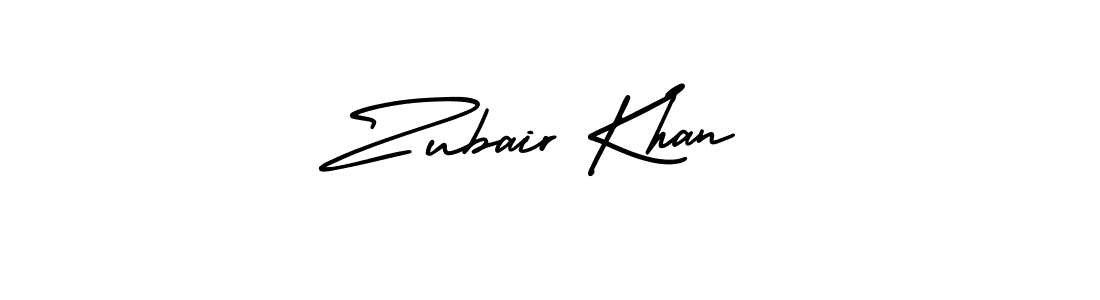 How to make Zubair Khan signature? AmerikaSignatureDemo-Regular is a professional autograph style. Create handwritten signature for Zubair Khan name. Zubair Khan signature style 3 images and pictures png