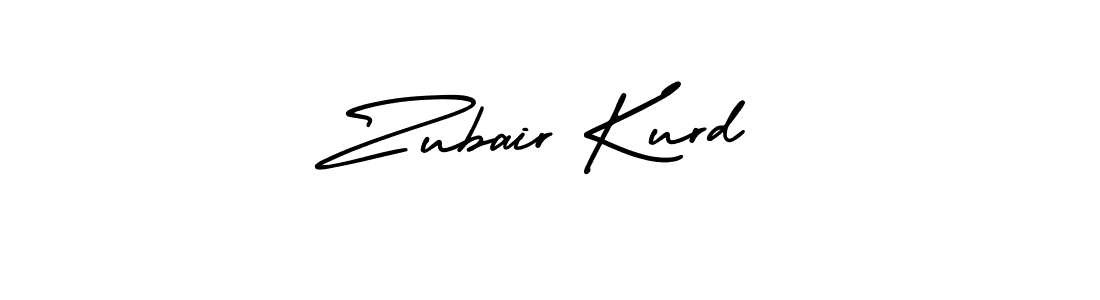 Make a beautiful signature design for name Zubair Kurd. With this signature (AmerikaSignatureDemo-Regular) style, you can create a handwritten signature for free. Zubair Kurd signature style 3 images and pictures png