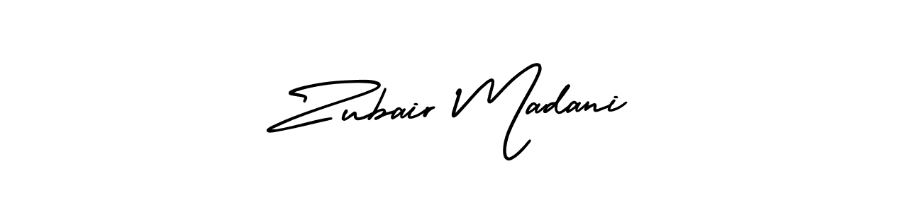 if you are searching for the best signature style for your name Zubair Madani. so please give up your signature search. here we have designed multiple signature styles  using AmerikaSignatureDemo-Regular. Zubair Madani signature style 3 images and pictures png