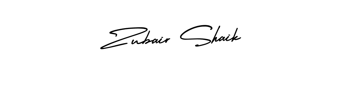 How to Draw Zubair Shaik signature style? AmerikaSignatureDemo-Regular is a latest design signature styles for name Zubair Shaik. Zubair Shaik signature style 3 images and pictures png