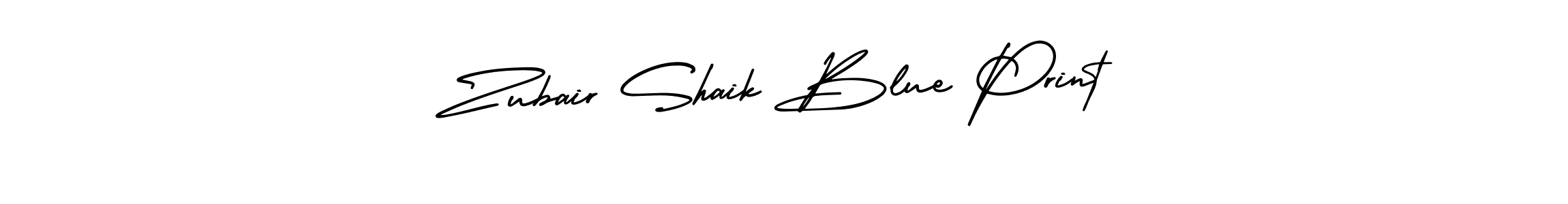 Make a beautiful signature design for name Zubair Shaik Blue Print. Use this online signature maker to create a handwritten signature for free. Zubair Shaik Blue Print signature style 3 images and pictures png