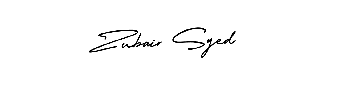 AmerikaSignatureDemo-Regular is a professional signature style that is perfect for those who want to add a touch of class to their signature. It is also a great choice for those who want to make their signature more unique. Get Zubair Syed name to fancy signature for free. Zubair Syed signature style 3 images and pictures png