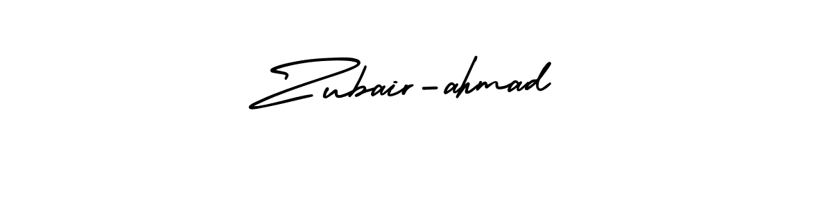 Check out images of Autograph of Zubair-ahmad name. Actor Zubair-ahmad Signature Style. AmerikaSignatureDemo-Regular is a professional sign style online. Zubair-ahmad signature style 3 images and pictures png