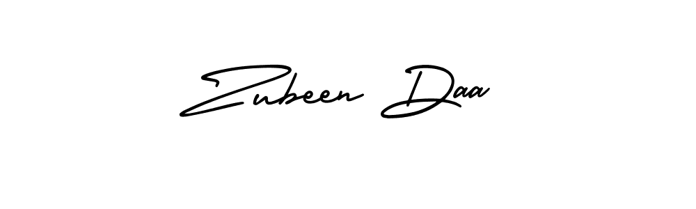 AmerikaSignatureDemo-Regular is a professional signature style that is perfect for those who want to add a touch of class to their signature. It is also a great choice for those who want to make their signature more unique. Get Zubeen Daa name to fancy signature for free. Zubeen Daa signature style 3 images and pictures png