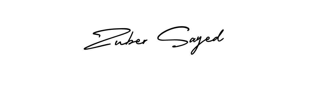 if you are searching for the best signature style for your name Zuber Sayed. so please give up your signature search. here we have designed multiple signature styles  using AmerikaSignatureDemo-Regular. Zuber Sayed signature style 3 images and pictures png