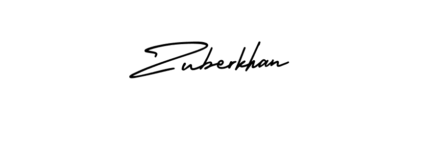 Also You can easily find your signature by using the search form. We will create Zuberkhan name handwritten signature images for you free of cost using AmerikaSignatureDemo-Regular sign style. Zuberkhan signature style 3 images and pictures png