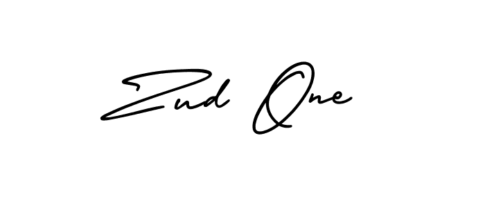 Make a beautiful signature design for name Zud One. Use this online signature maker to create a handwritten signature for free. Zud One signature style 3 images and pictures png
