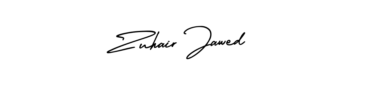 Make a beautiful signature design for name Zuhair Jawed. With this signature (AmerikaSignatureDemo-Regular) style, you can create a handwritten signature for free. Zuhair Jawed signature style 3 images and pictures png