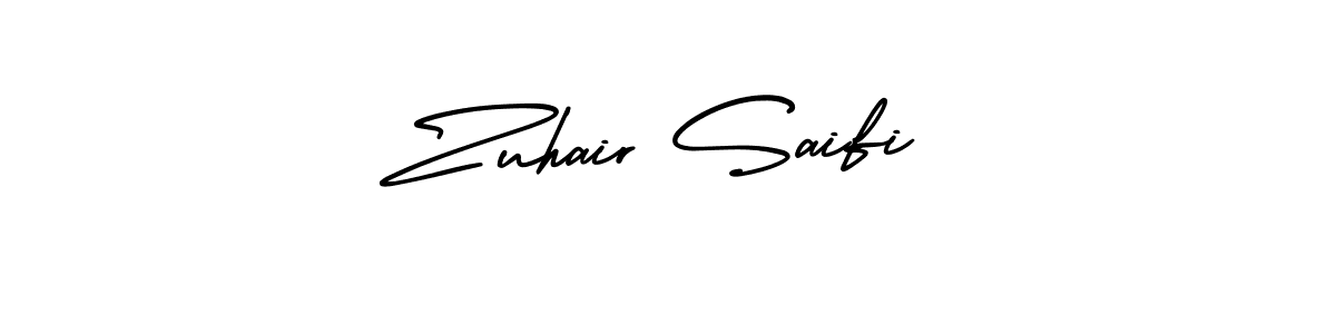 Make a short Zuhair Saifi signature style. Manage your documents anywhere anytime using AmerikaSignatureDemo-Regular. Create and add eSignatures, submit forms, share and send files easily. Zuhair Saifi signature style 3 images and pictures png