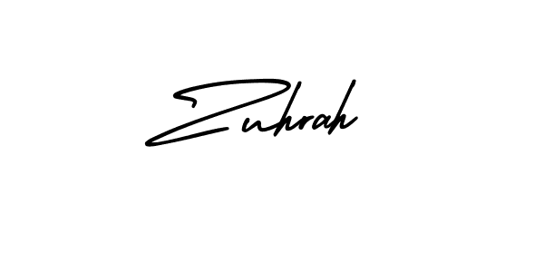 Make a beautiful signature design for name Zuhrah. Use this online signature maker to create a handwritten signature for free. Zuhrah signature style 3 images and pictures png