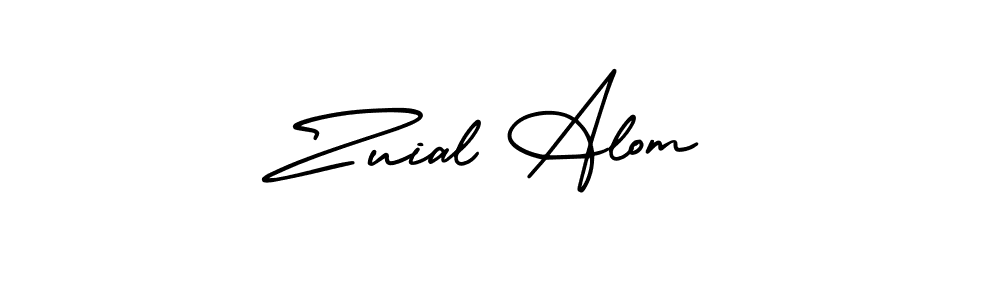 Best and Professional Signature Style for Zuial Alom. AmerikaSignatureDemo-Regular Best Signature Style Collection. Zuial Alom signature style 3 images and pictures png