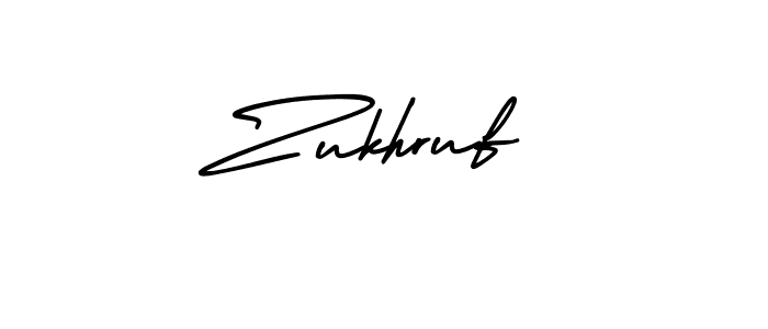 Make a beautiful signature design for name Zukhruf. Use this online signature maker to create a handwritten signature for free. Zukhruf signature style 3 images and pictures png