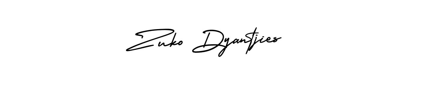 AmerikaSignatureDemo-Regular is a professional signature style that is perfect for those who want to add a touch of class to their signature. It is also a great choice for those who want to make their signature more unique. Get Zuko Dyantjies name to fancy signature for free. Zuko Dyantjies signature style 3 images and pictures png