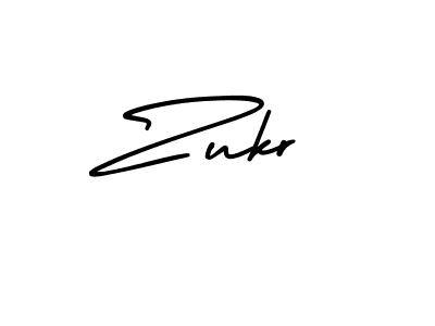 Make a beautiful signature design for name Zukr. With this signature (AmerikaSignatureDemo-Regular) style, you can create a handwritten signature for free. Zukr signature style 3 images and pictures png