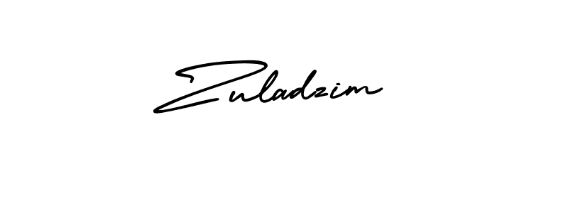 You should practise on your own different ways (AmerikaSignatureDemo-Regular) to write your name (Zuladzim) in signature. don't let someone else do it for you. Zuladzim signature style 3 images and pictures png