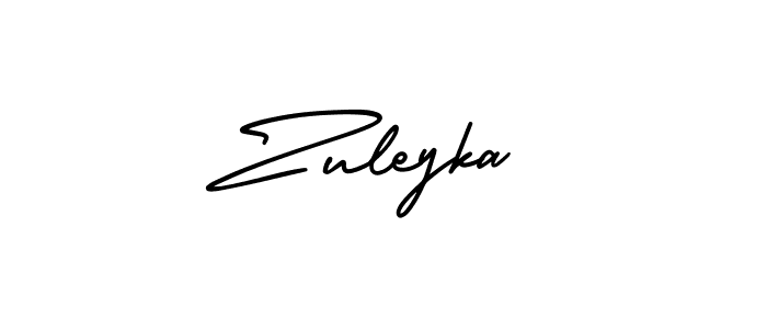 AmerikaSignatureDemo-Regular is a professional signature style that is perfect for those who want to add a touch of class to their signature. It is also a great choice for those who want to make their signature more unique. Get Zuleyka name to fancy signature for free. Zuleyka signature style 3 images and pictures png