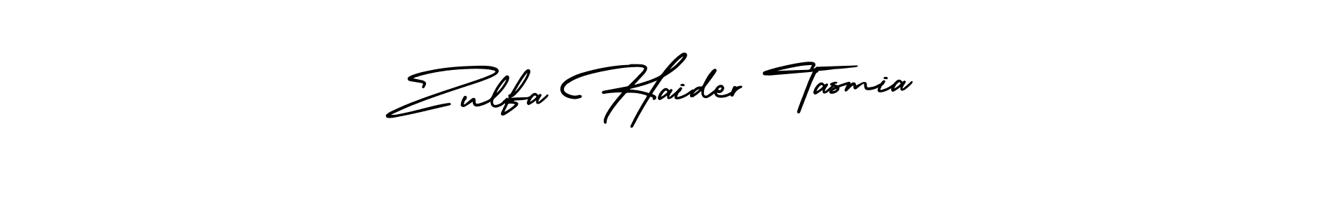 Also we have Zulfa Haider Tasmia name is the best signature style. Create professional handwritten signature collection using AmerikaSignatureDemo-Regular autograph style. Zulfa Haider Tasmia signature style 3 images and pictures png