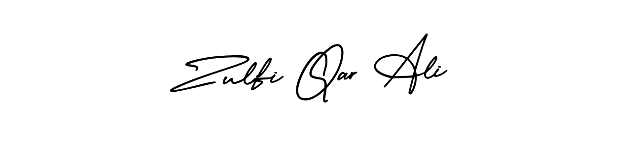 This is the best signature style for the Zulfi Qar Ali name. Also you like these signature font (AmerikaSignatureDemo-Regular). Mix name signature. Zulfi Qar Ali signature style 3 images and pictures png