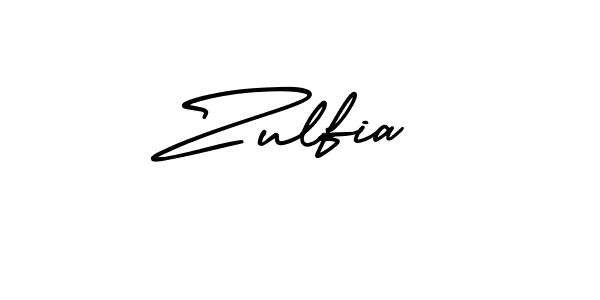 You should practise on your own different ways (AmerikaSignatureDemo-Regular) to write your name (Zulfia) in signature. don't let someone else do it for you. Zulfia signature style 3 images and pictures png