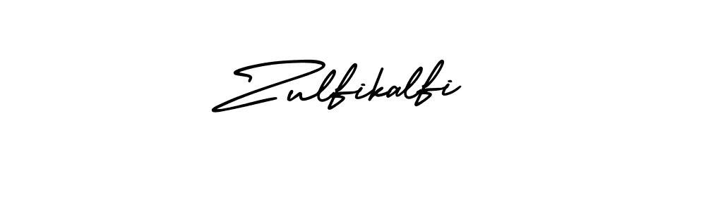 Make a beautiful signature design for name Zulfikalfi. With this signature (AmerikaSignatureDemo-Regular) style, you can create a handwritten signature for free. Zulfikalfi signature style 3 images and pictures png