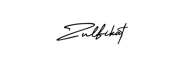 This is the best signature style for the Zulfikat name. Also you like these signature font (AmerikaSignatureDemo-Regular). Mix name signature. Zulfikat signature style 3 images and pictures png