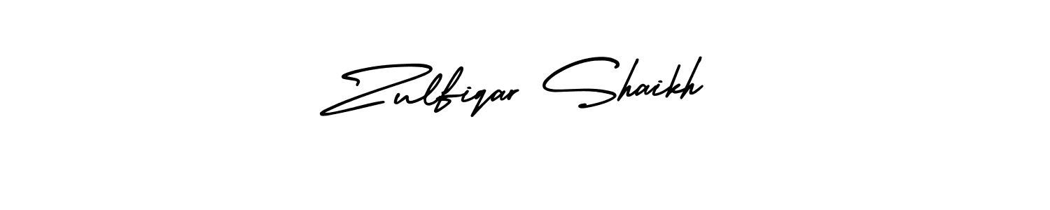 Make a beautiful signature design for name Zulfiqar Shaikh. Use this online signature maker to create a handwritten signature for free. Zulfiqar Shaikh signature style 3 images and pictures png