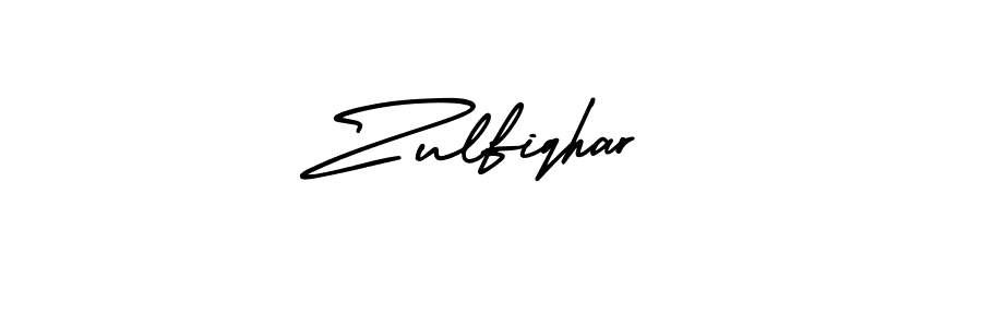 You should practise on your own different ways (AmerikaSignatureDemo-Regular) to write your name (Zulfiqhar) in signature. don't let someone else do it for you. Zulfiqhar signature style 3 images and pictures png