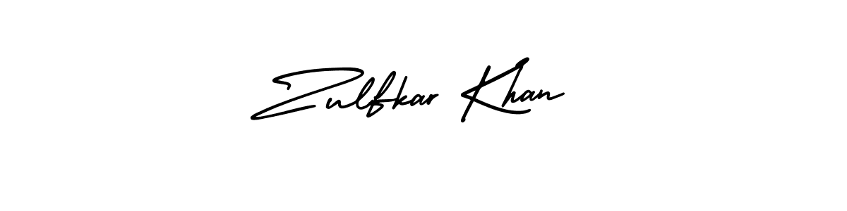 Use a signature maker to create a handwritten signature online. With this signature software, you can design (AmerikaSignatureDemo-Regular) your own signature for name Zulfkar Khan. Zulfkar Khan signature style 3 images and pictures png