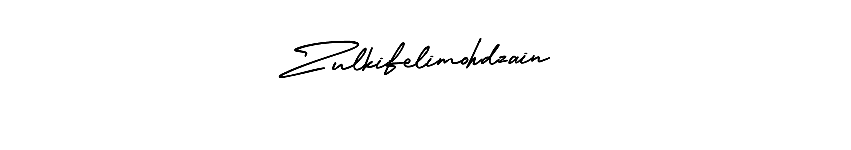 Make a beautiful signature design for name Zulkifelimohdzain. With this signature (AmerikaSignatureDemo-Regular) style, you can create a handwritten signature for free. Zulkifelimohdzain signature style 3 images and pictures png