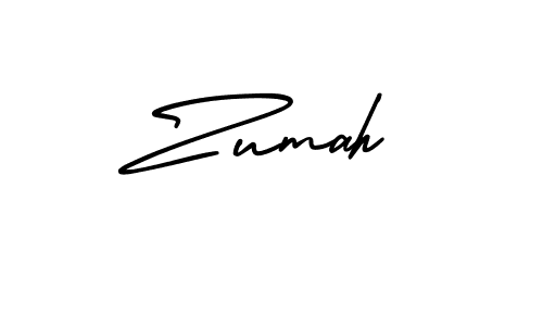 How to make Zumah signature? AmerikaSignatureDemo-Regular is a professional autograph style. Create handwritten signature for Zumah name. Zumah signature style 3 images and pictures png