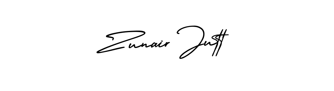 Similarly AmerikaSignatureDemo-Regular is the best handwritten signature design. Signature creator online .You can use it as an online autograph creator for name Zunair Jutt. Zunair Jutt signature style 3 images and pictures png