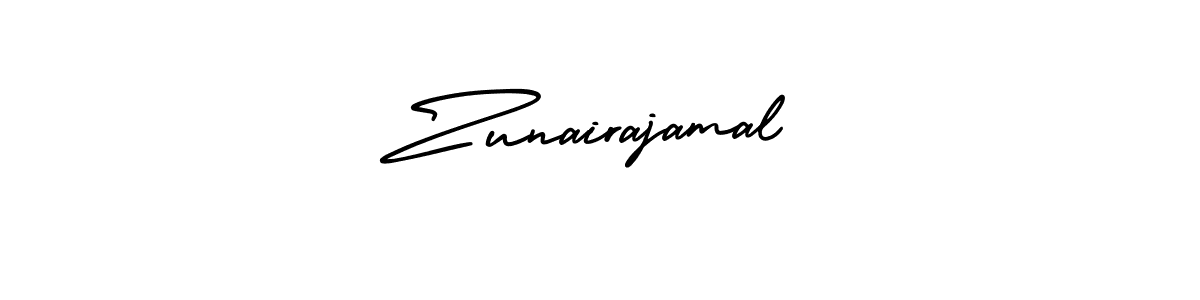if you are searching for the best signature style for your name Zunairajamal. so please give up your signature search. here we have designed multiple signature styles  using AmerikaSignatureDemo-Regular. Zunairajamal signature style 3 images and pictures png