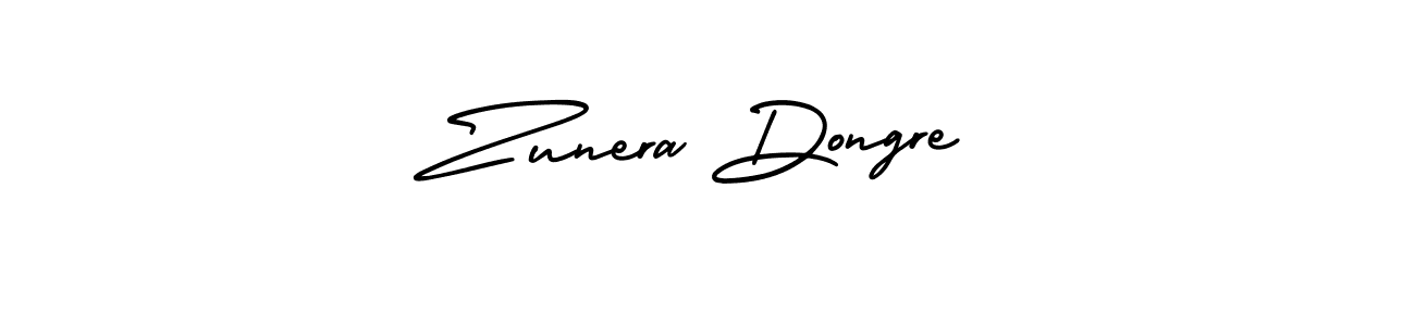 Check out images of Autograph of Zunera Dongre name. Actor Zunera Dongre Signature Style. AmerikaSignatureDemo-Regular is a professional sign style online. Zunera Dongre signature style 3 images and pictures png