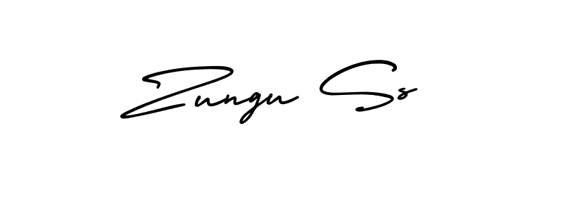 Make a short Zungu Ss signature style. Manage your documents anywhere anytime using AmerikaSignatureDemo-Regular. Create and add eSignatures, submit forms, share and send files easily. Zungu Ss signature style 3 images and pictures png
